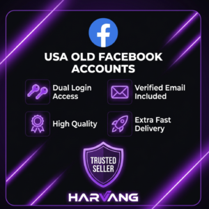 Facebook -- US -- Old Account -- 0-30 Friends -- Dual Login -- Login Included -- Years from 2007 to 2025 -- Includes Email and Password